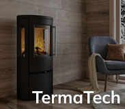 Een houtkachel van het Deense merk TermaTech, koopt u bij 123-Kaminofen