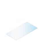 Bodenplatte Rechteck Glas