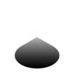 Bodenplatte Metall Tropfenform