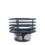 Regenhaube Edelstahl