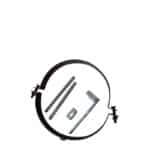 Muurbeugel voor enkelwandige kachelpijp