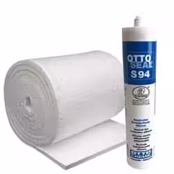 Handige installatiematerialen voor de opbouw van je rookkanaal. Denk hierbij aan een keramische wol of hittebestendige siliconenkit.