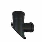 T-stuk 45 graden met inspectieluik pelletpijp enkelwandig