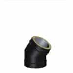 45 Graden bocht gepoedercoat