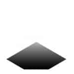 Vloerplaat vijfkant staal