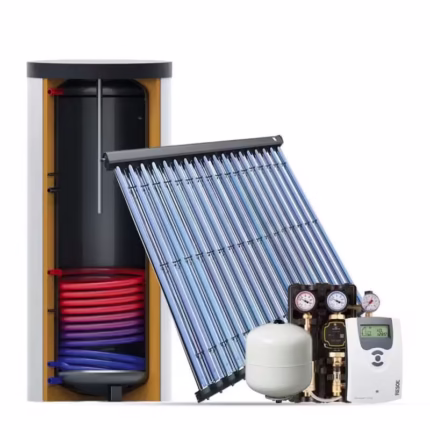 300 Liter Zonneboiler met 1 CPC 24 heatpipes