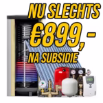 400 Liter Zonneboiler met 1 CPC 24 heatpipes